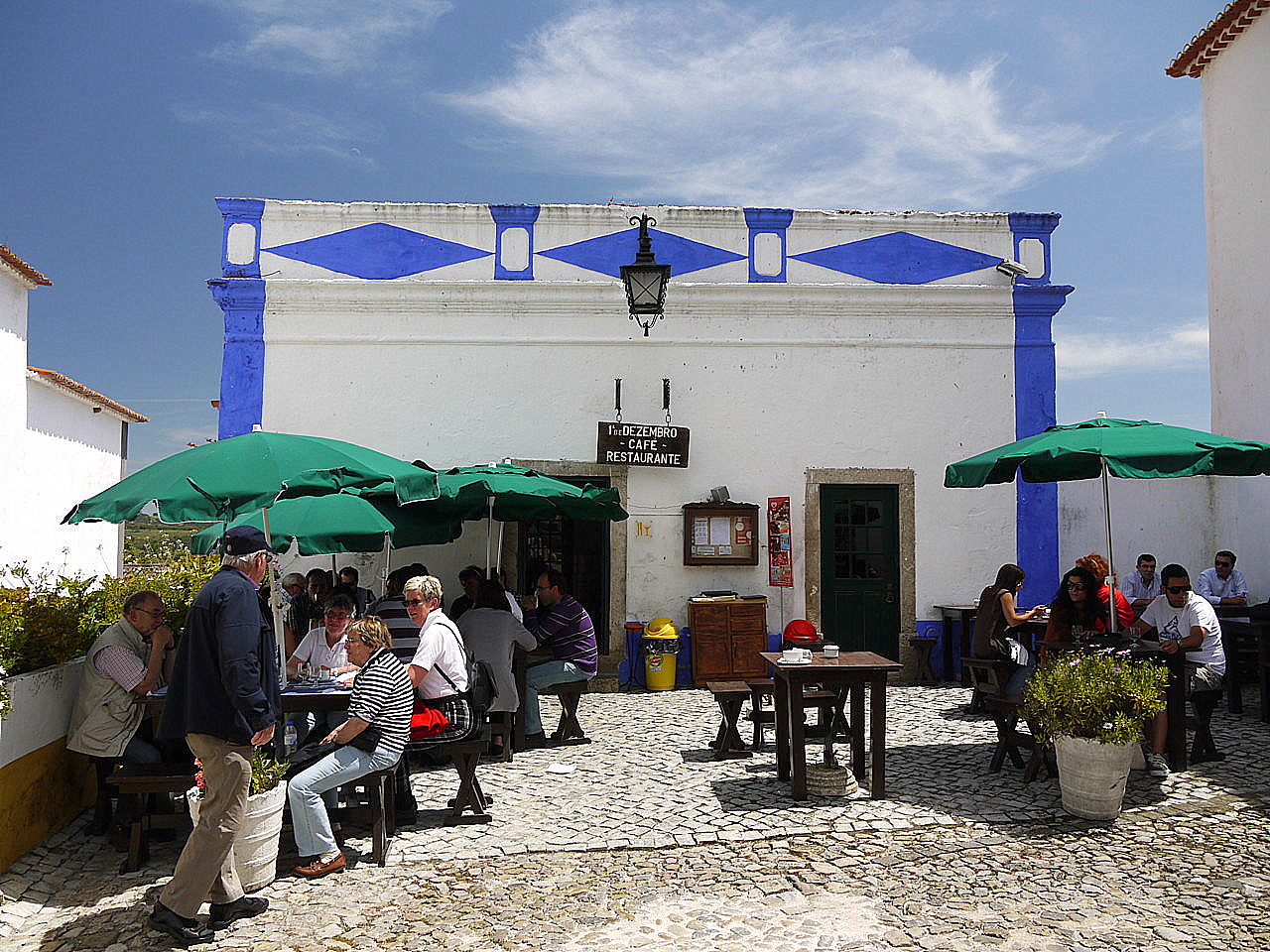 views of The Obidos town